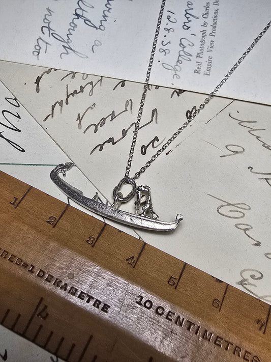 Vintage Italian Gondola charm neckalce