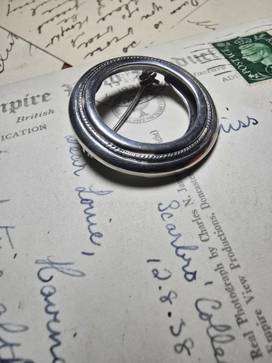 1930s Danish Silver Brooch pin